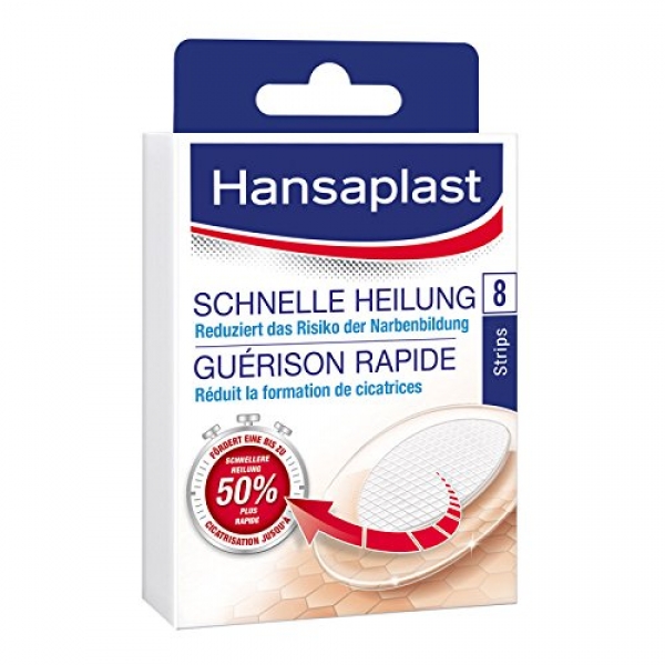 Hansaplast Schnelle Heilung Strips Pflaster, 8 St.
